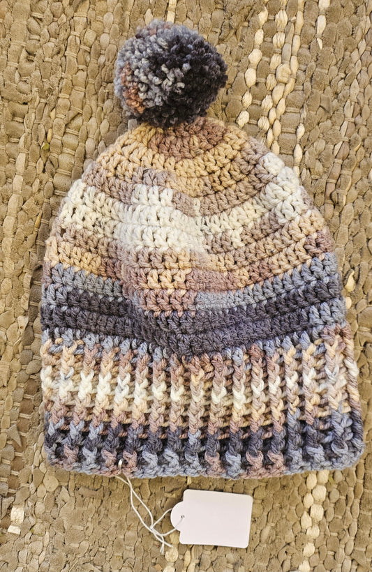 Scarf Crochet + Beanie & fingerless Gloves